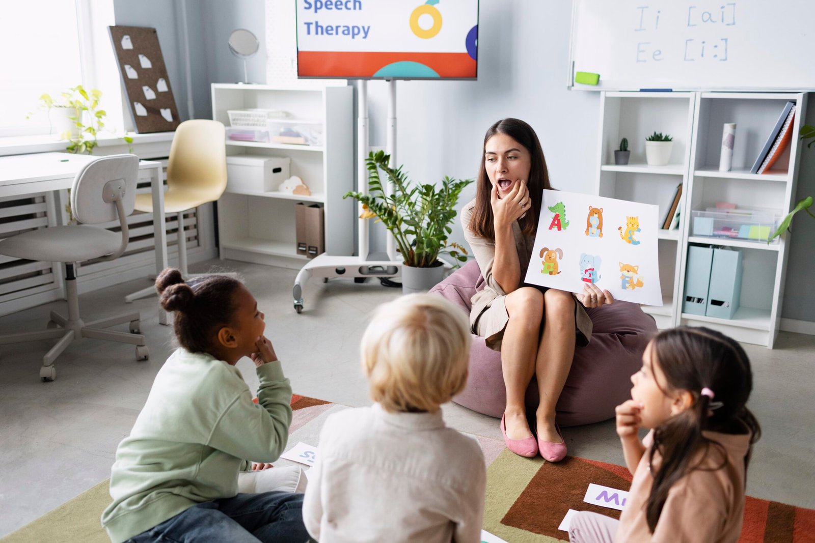 Image by <a href="https://www.freepik.com/free-photo/young-woman-doing-speech-therapy-with-kids_18683198.htm#query=speech%20therapist&position=2&from_view=keyword&track=ais&uuid=a2ab85d1-df05-4ad1-a971-c96f912b6fce">Freepik</a>